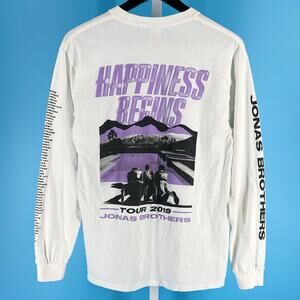 Jonas Brothers Happiness Begins 2019 Concert Tour band long sleeve tshirt
